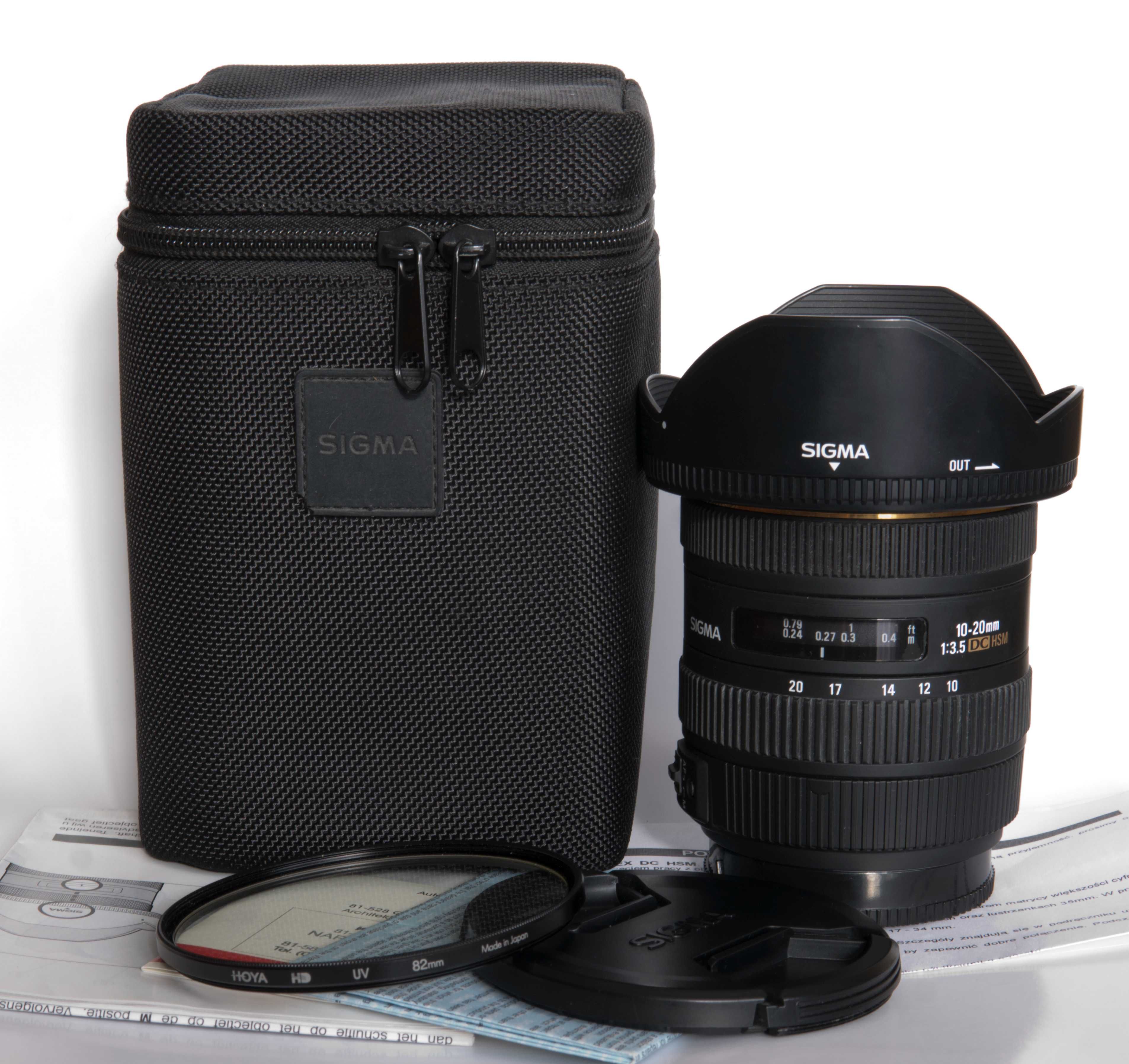 SIGMA obiektyw 10 – 20 mm 1:3,5 DC HSM