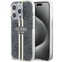 Etui Ochronne Guess IML 4G Gold Stripe do iPhone 15 Pro 6.1"