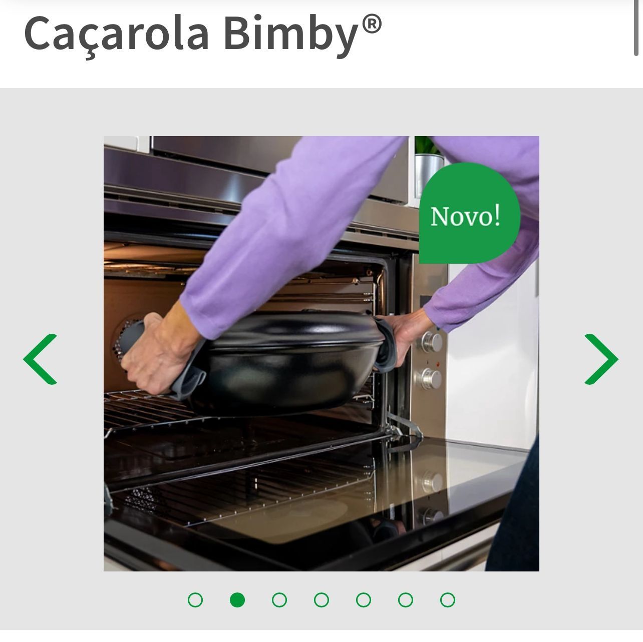 Caçarola Bimby nova
