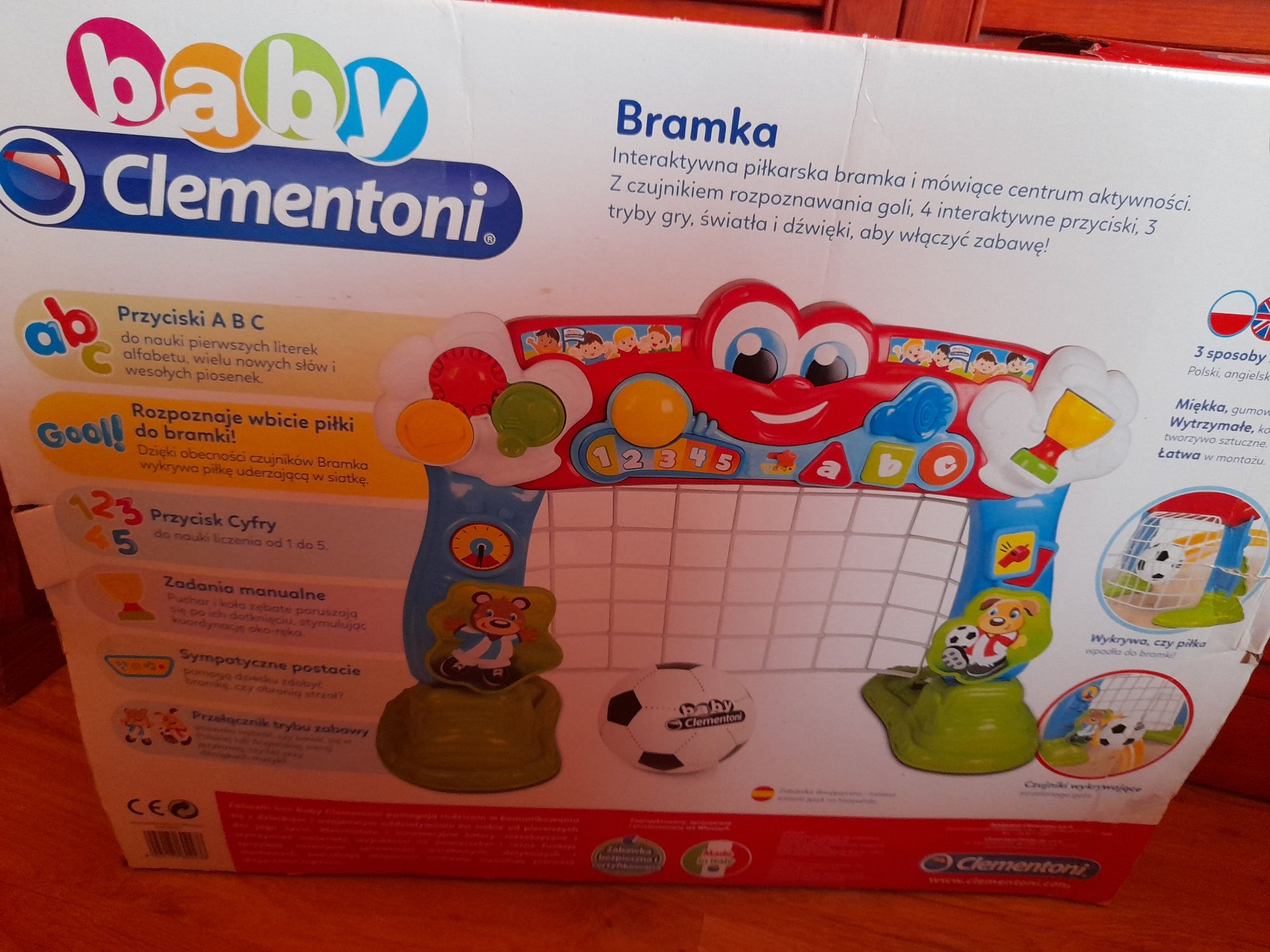 Bramka Clementoni mówiąca zabawka edukacyjna