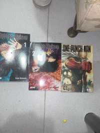 mangá jujutsu kaisen 1 e 2 e one punch man