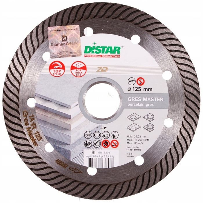 Distar Gres Master 7D 125Mm Szybka Tarcza Do Gresu