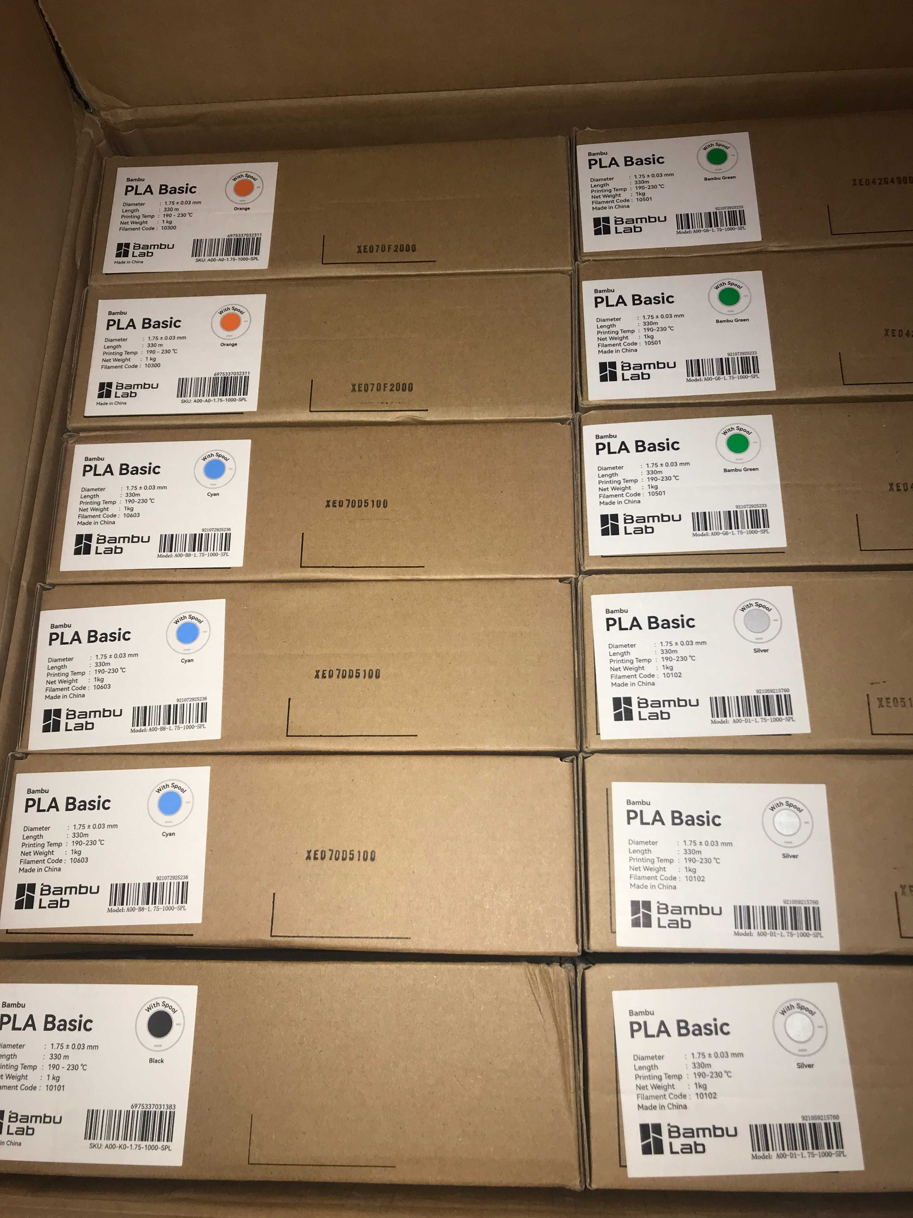 Bambu Lab PLA Basic з котушкою