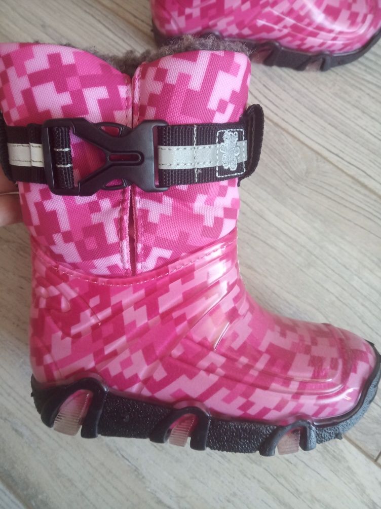 Buty zimowe dziewczęce 27/28 NOWE