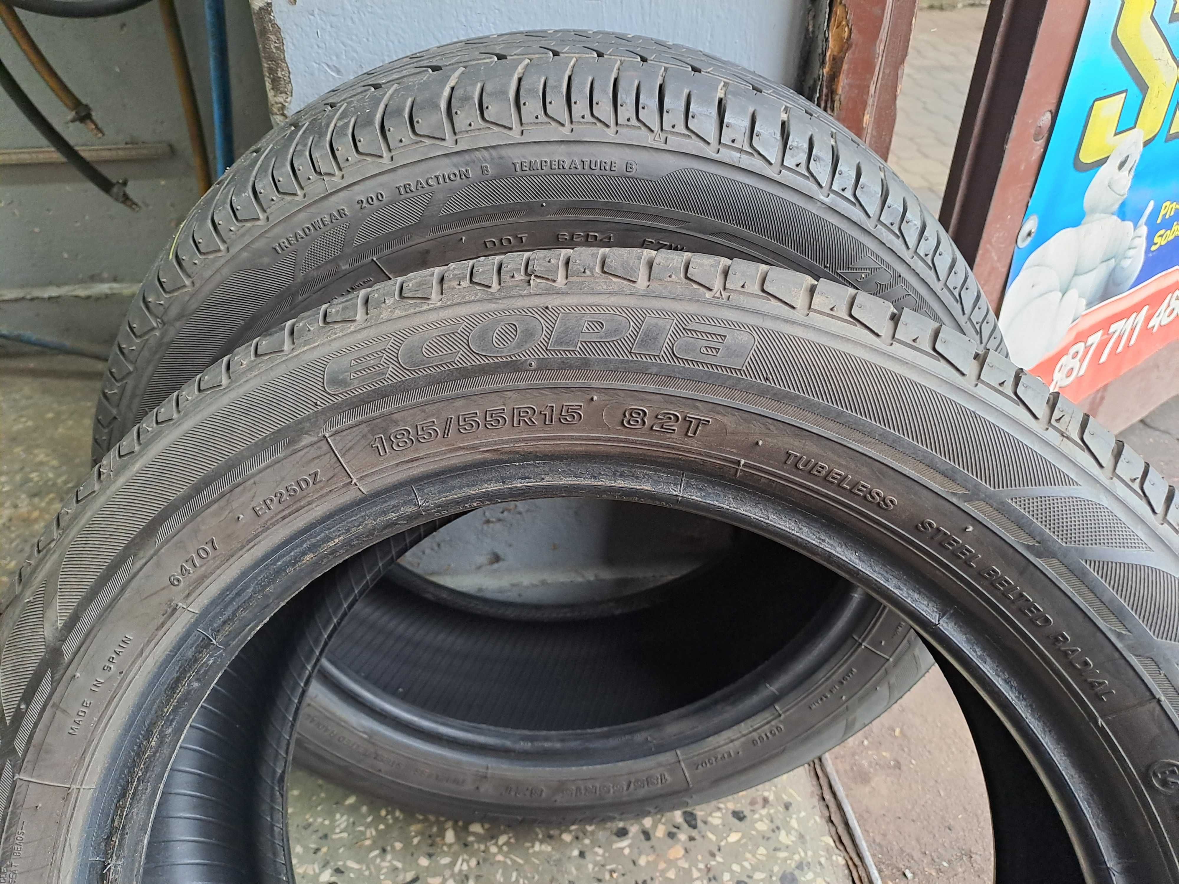 185/55r15 bridgestone opony letnie uzywane