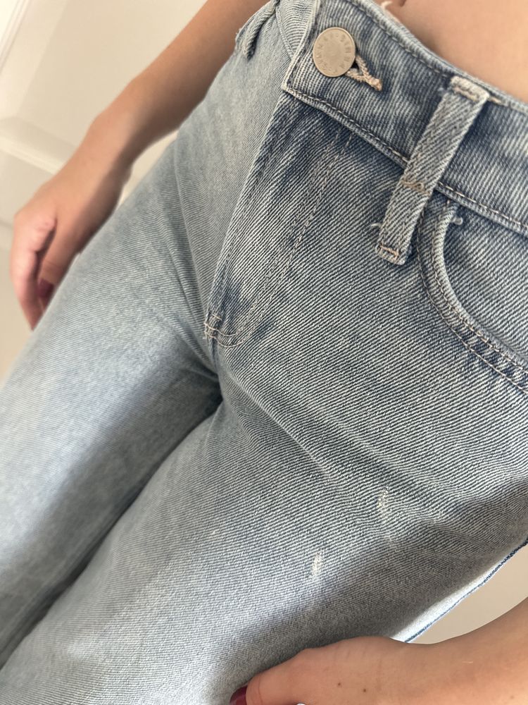Widel Leg spodnie jesnsowe 32 xxs szerokie
