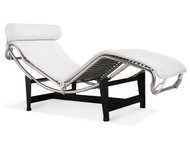 Chaise longue "LC4" - Pele genuína - Nova