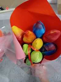 Zestaw materiałowe tulipany kolorowe