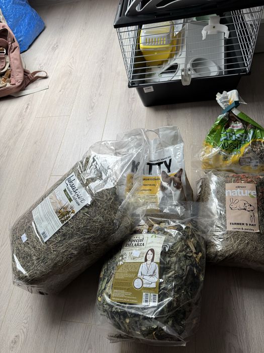 Klatka dla królika miniaturki świnki kawii Ferplast - Zestaw