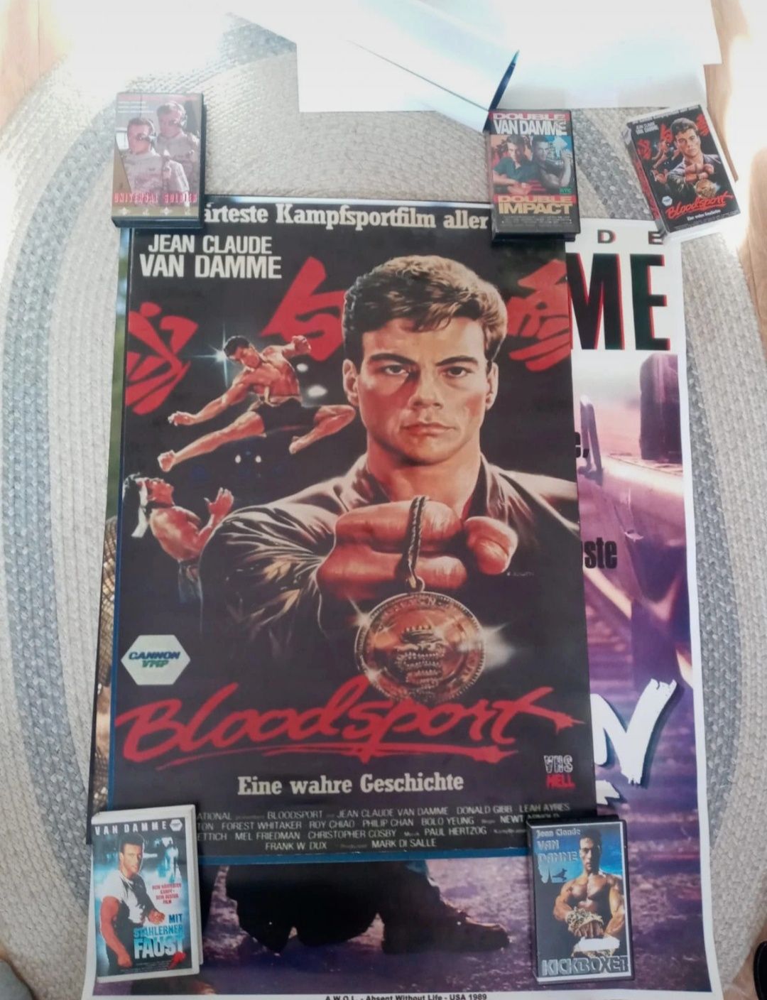 Jean Claude Van Damme plakat "Krwawy Sport"