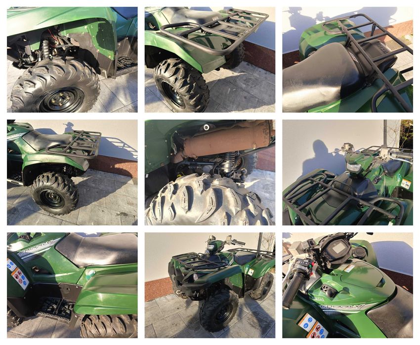 Yamaha YFM 700 Grizzly, 2016 r. 8245 km, transport, raty!