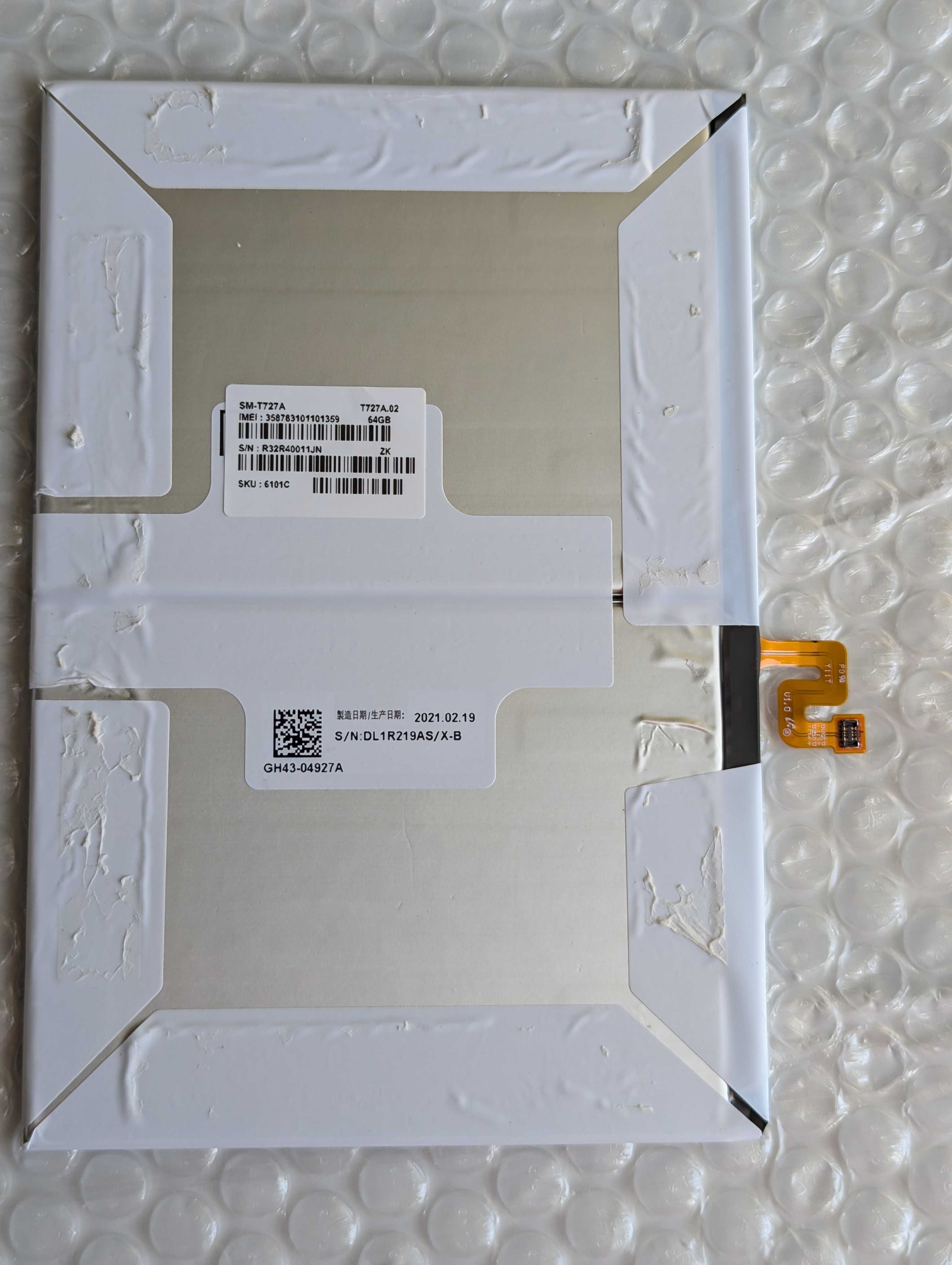Батарея аккумулятор Samsung Galaxy TAB S5e SM-T727A акб батарея 96 %