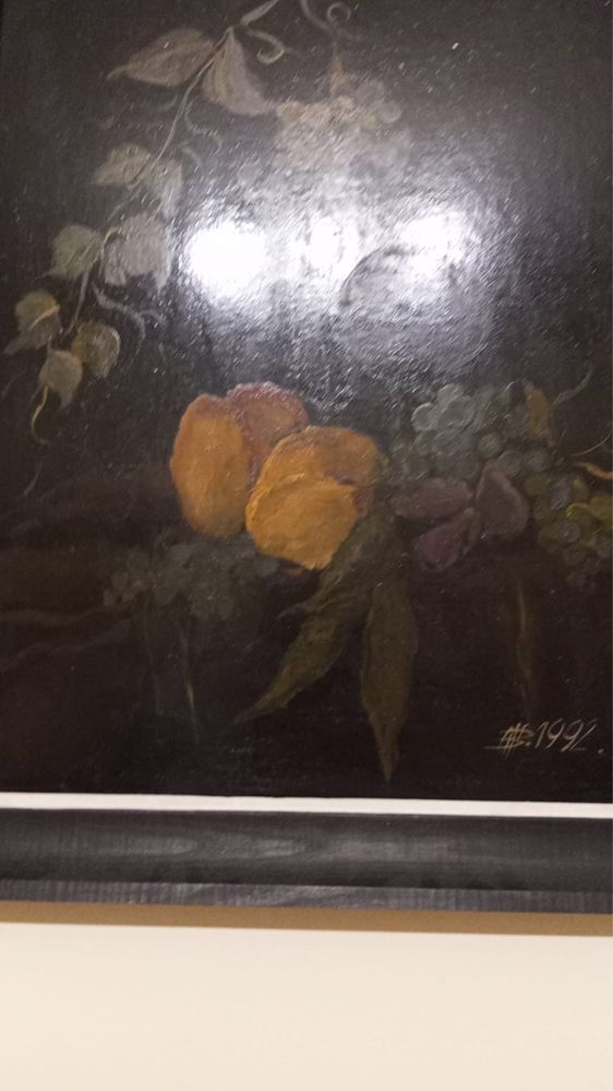 Obraz ręcznie malowany 1992 M.Bobrowska 50x62