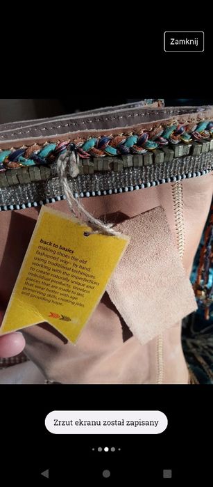 Buty Laidback London Boho kozaki handmade