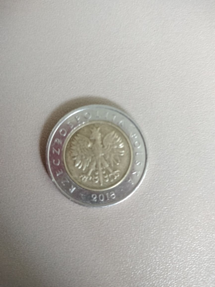 Moneta 5 zł 100 rocznica odzyskania niepodległości