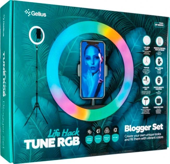 Набір блогера GELIUS Pro Blogger Set Life Hack Tune RGB GP-BS003