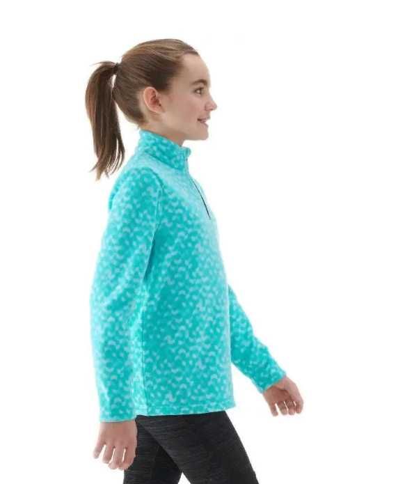 Бирюзовая кофточка флис реглан Decathlon Quechua