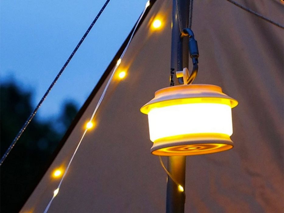 Кенпинговый светильник перезаряжаемая светодиодная гирлянда в рулоне.