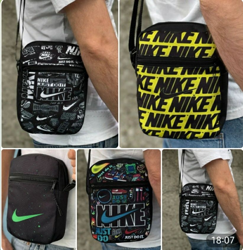 Месенджер Барсєтка бананка сумка через пличе чоловіча nike