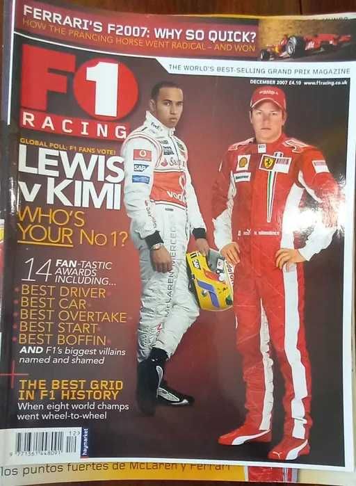 Lote 97 Revistas F1 Racing Anos 2008/2020
