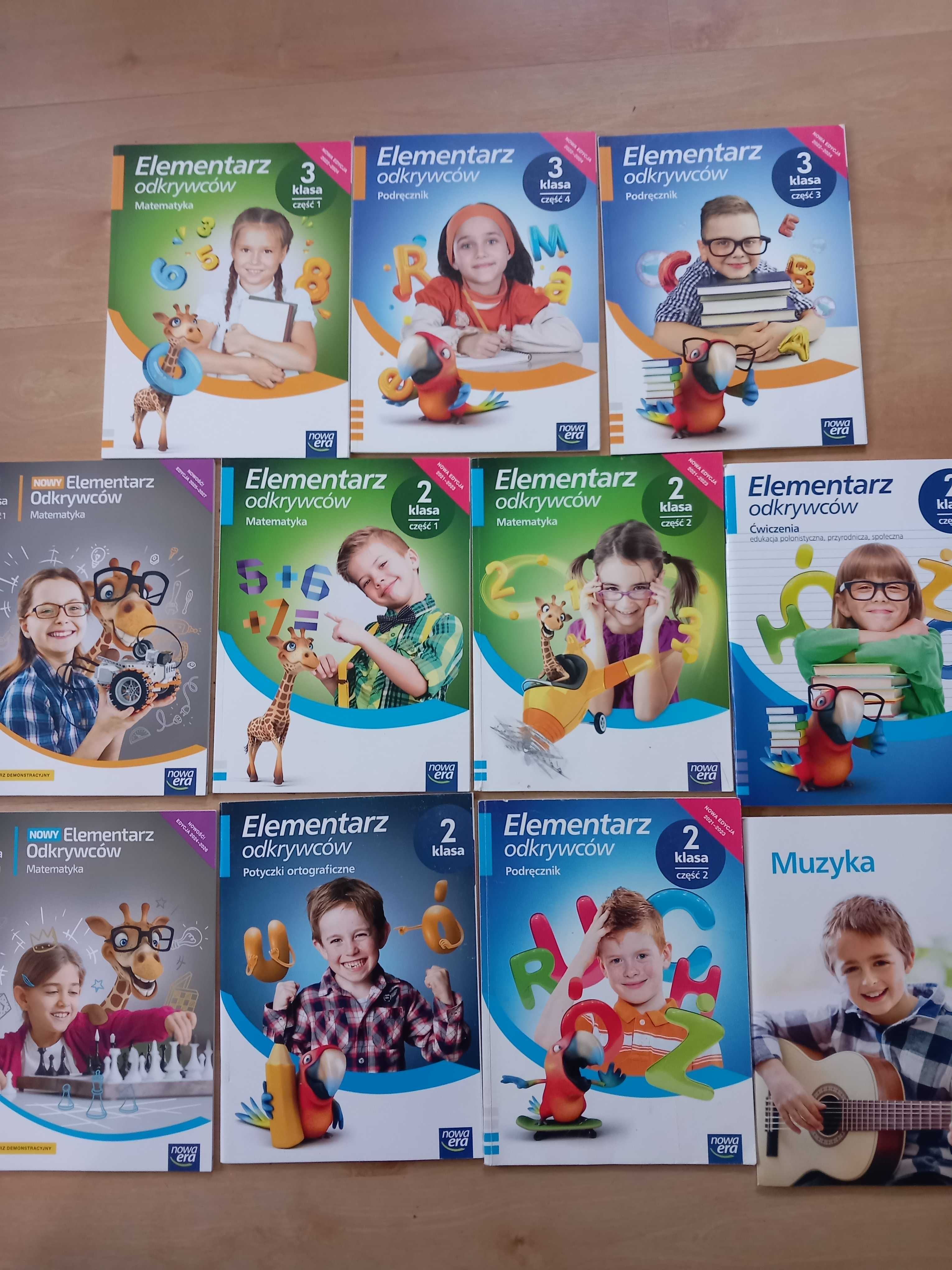 Elementarz odkrywców klasa 1 ,2,3 podręcznik matematyka ćwiczenia nowe