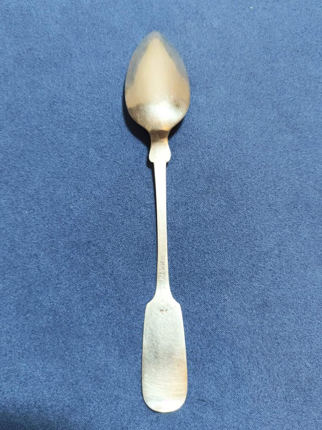 Srebrna łyżeczka z 1850r