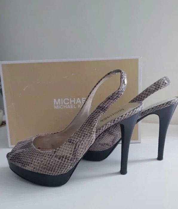 Szpilki Michael Kors wężowa skóra, roz. 38,5