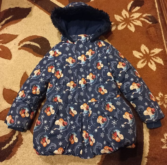 Kurtka zimowa frozen kraina lodu rozm. 116 Marks & spencer