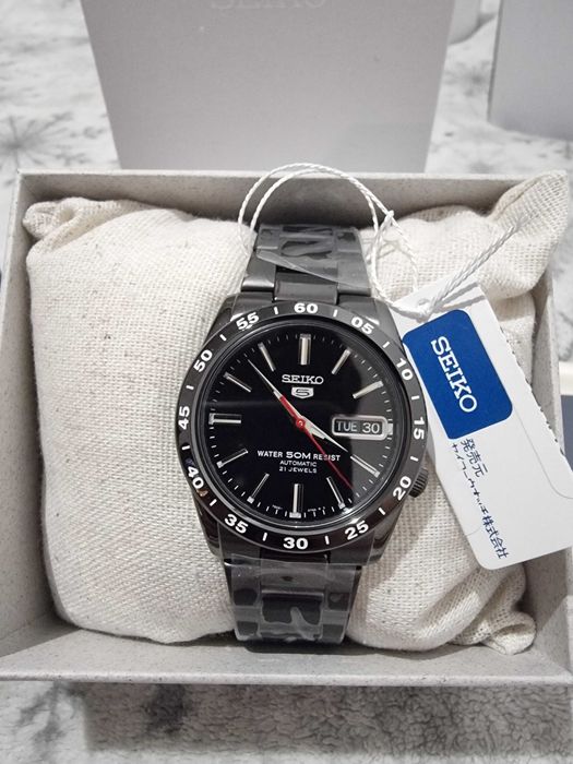 Nowy Seiko Komplet Paragon przeszklony dekiel model SNKE03K1