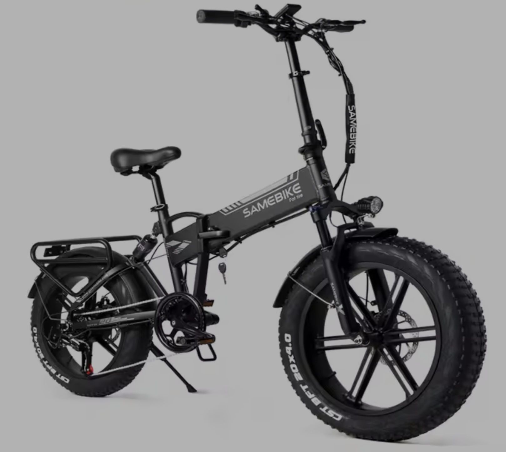 Samebike xwlx09 bicicleta dobrável elétrica, com 20 "pneus gordos 500w
