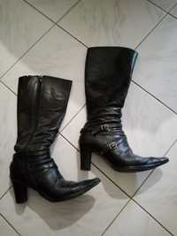 Botas senhora em pele