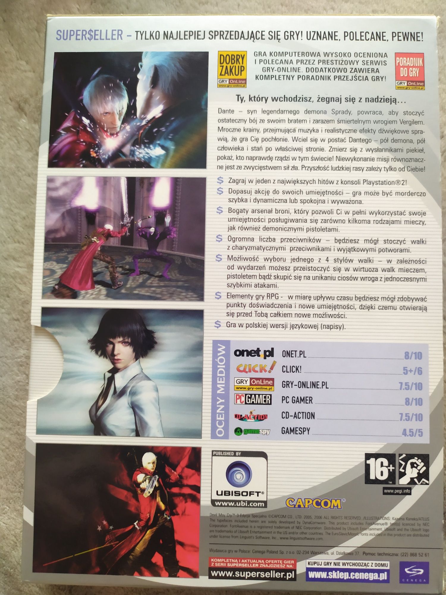 Gra na PC DVD-ROM Devil May Cry 3 edycja specjalna