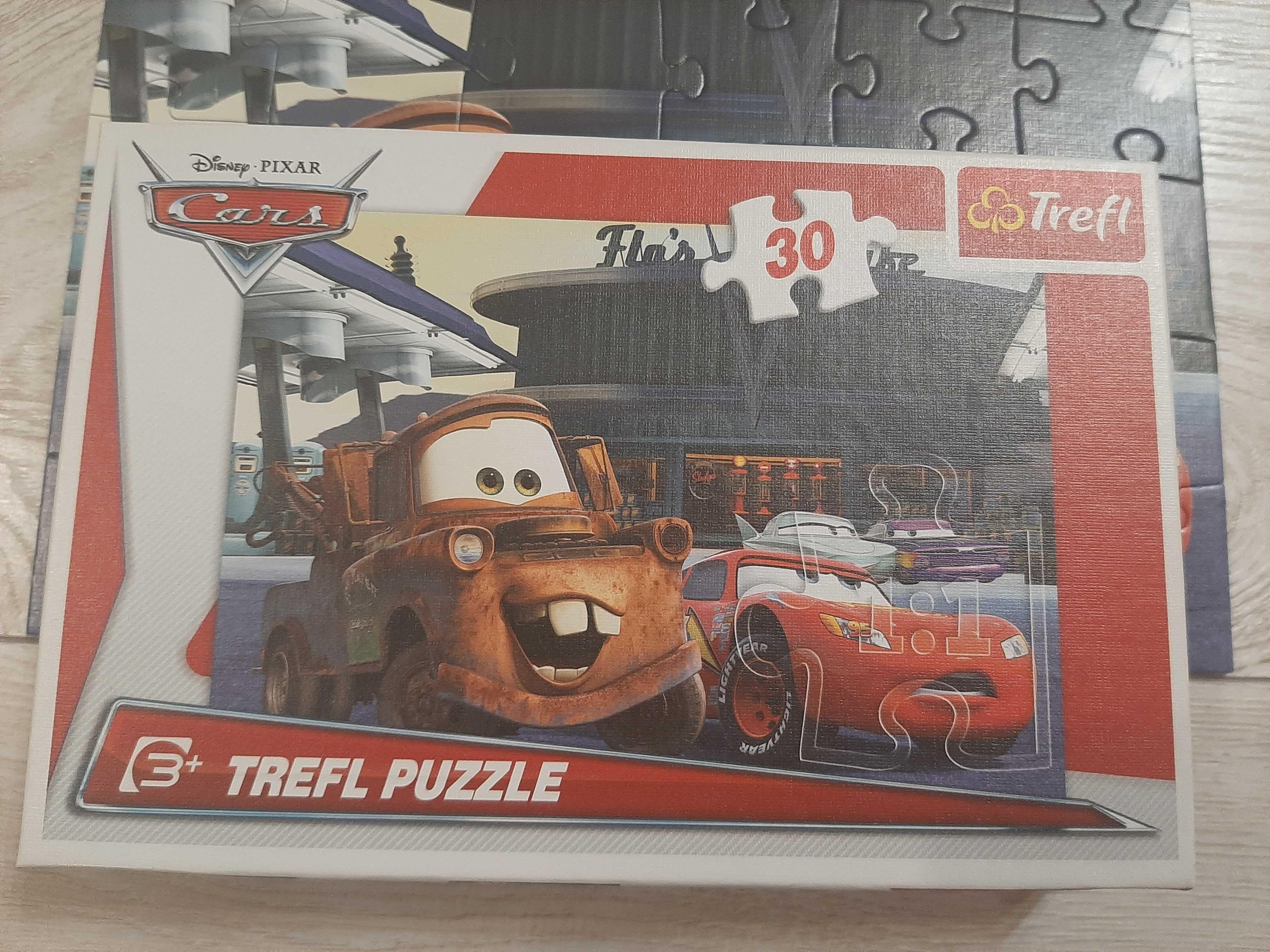 Puzzle Trefl Auta, 30 elementów, jak nowe