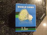 Lampada GU10 Leds smd 3,5w cor 4000 Branco quente