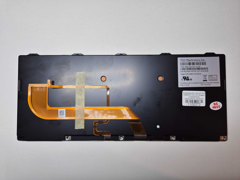 Клавіатура ноутбука DELL Rugged 7330/5420/5430/Pro Rugged з підсвіткою