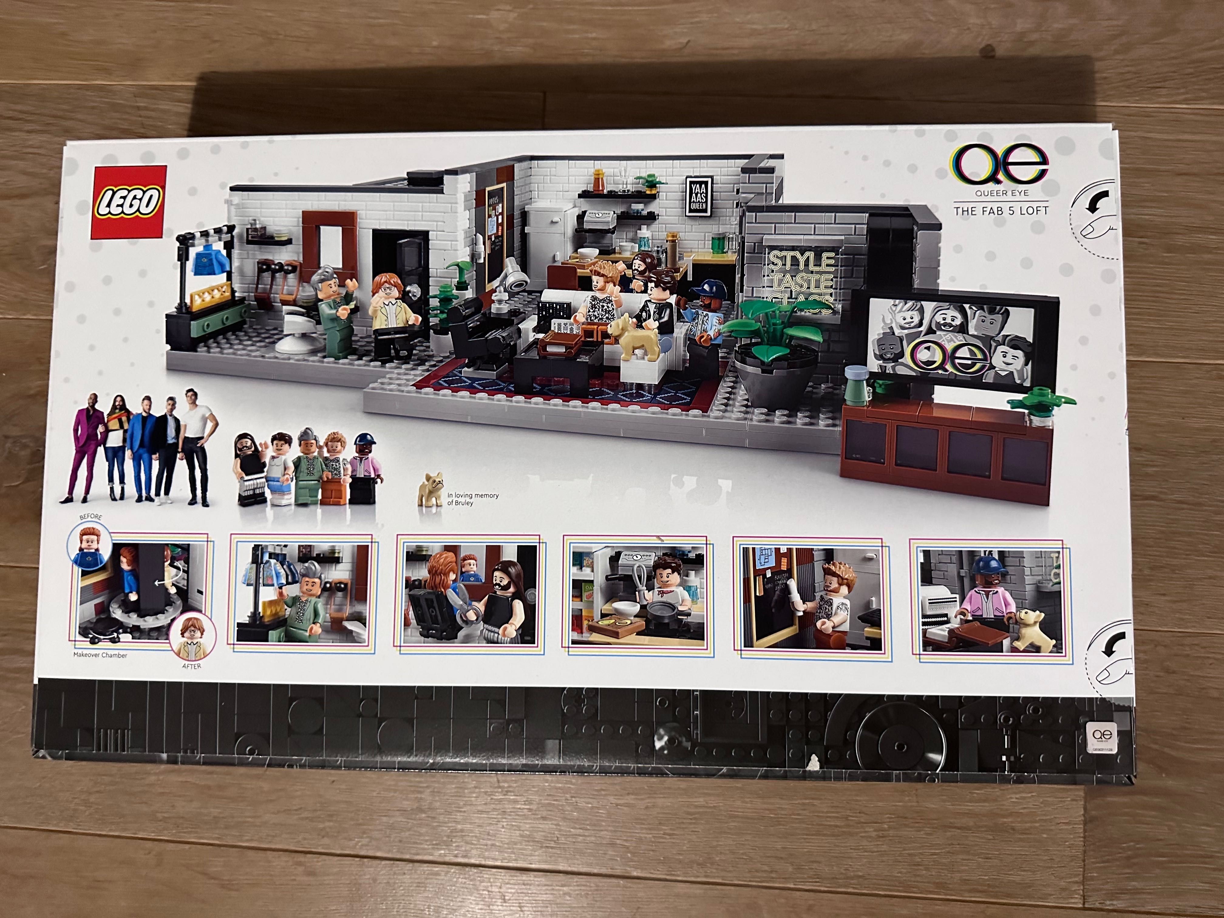 Lego 10291 Queer Eye - mieszkanie Fab Five