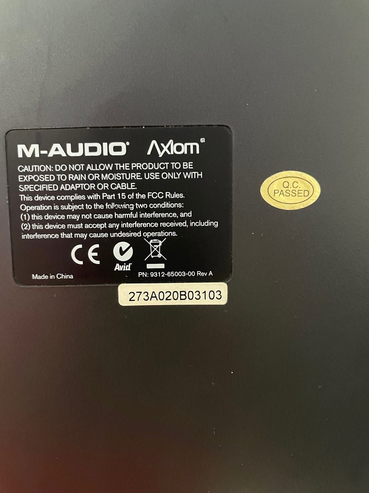 Midi-клавиатура М-Audio Axiom 61