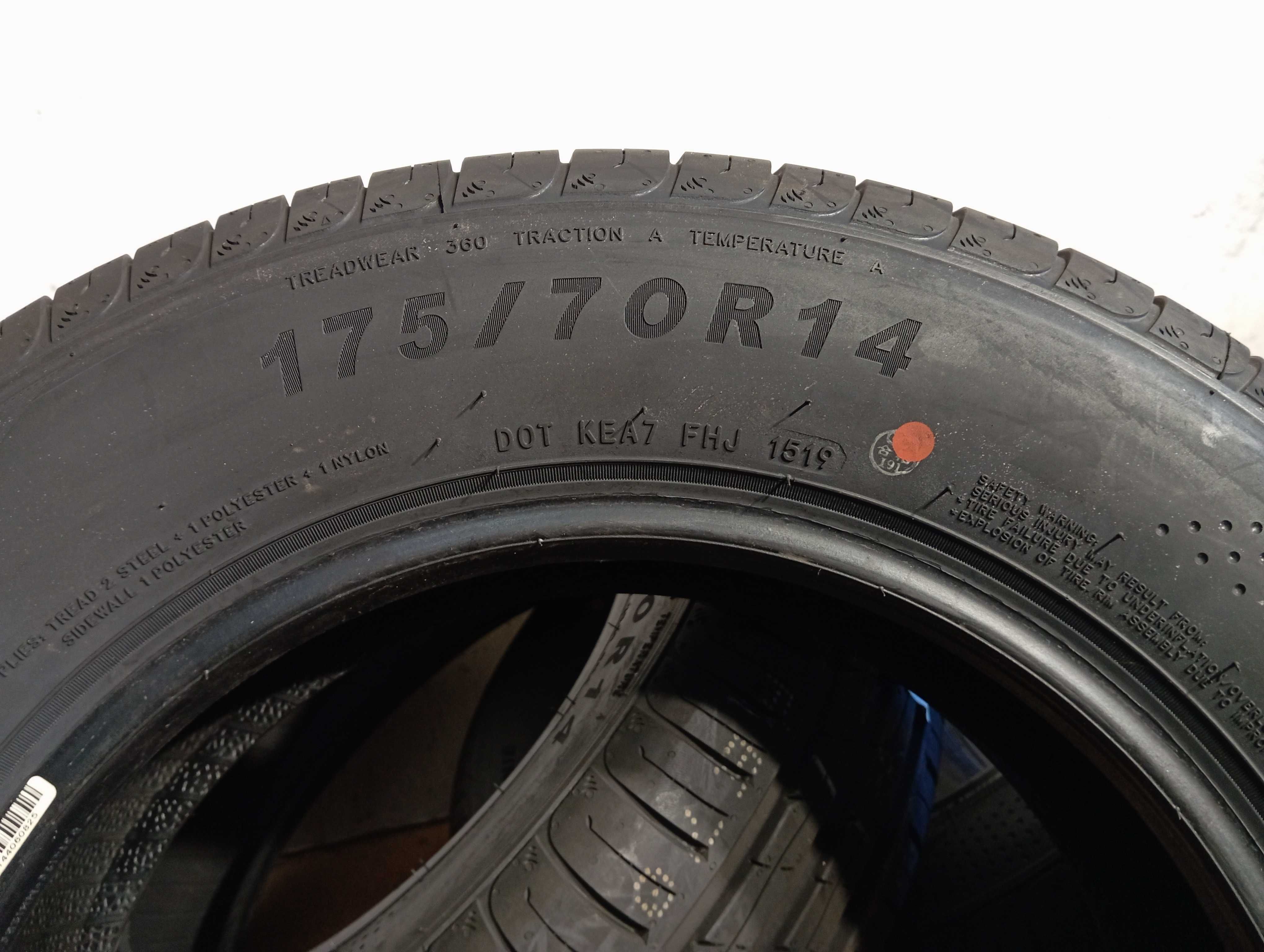 2x 175/70 R14 84T Jinyu Gallopro YH16 2019r 6,9mm NOWE