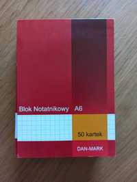 Blok notatnikowy A6 50