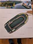 Sprzedam   2 osobowy ponton SEAHAWK +2 wiosla Intex +pompka