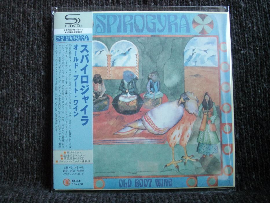 SPIROGYRA Old Boot Wine Japan mini LP SHM CD 2016