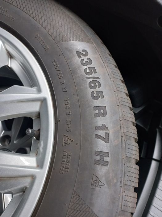 Koła aluminiowe wraz z oponami