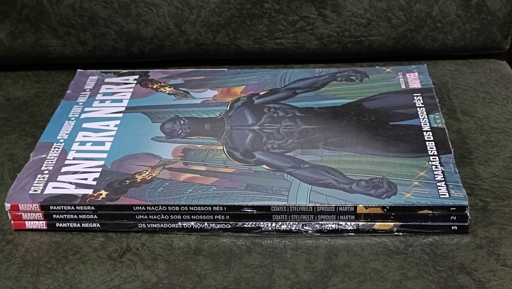 Marvel, Pantera Negra, Serie completa (3 volumes NOVOS)