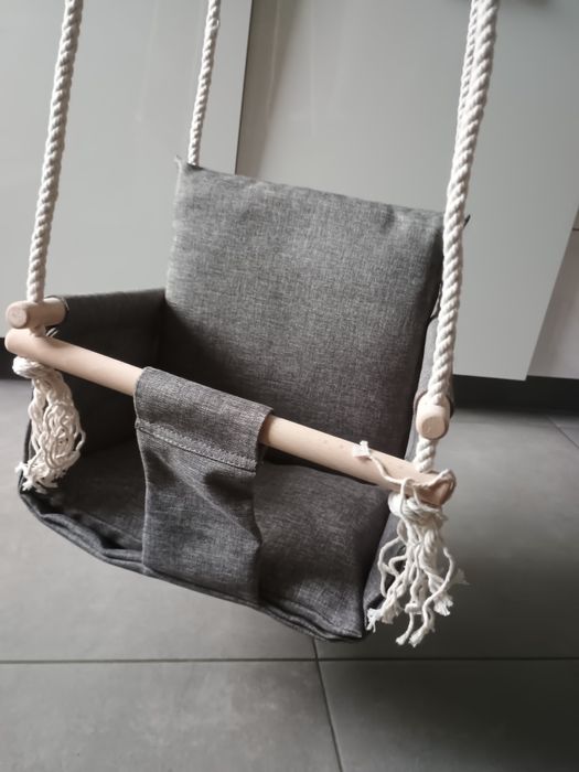 HUŚTAWKA dla dzieci do domu i ogrodu SILVER