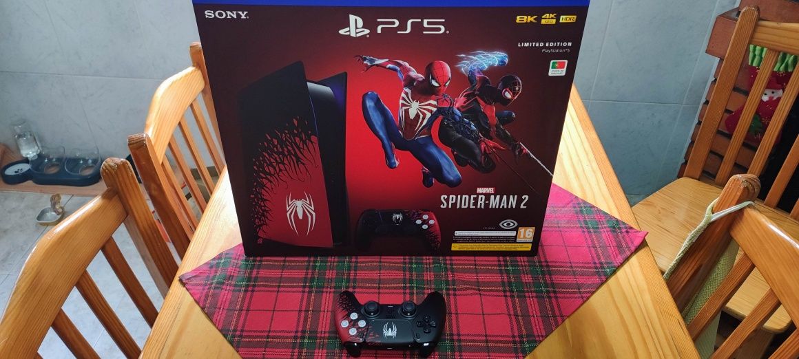 Comando Spiderman II (2) Dualsense Playstation 5 (PS5) NOVO