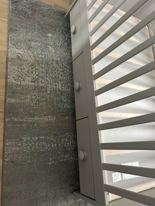 Łóżeczko IKEA GONATT szare 120x60