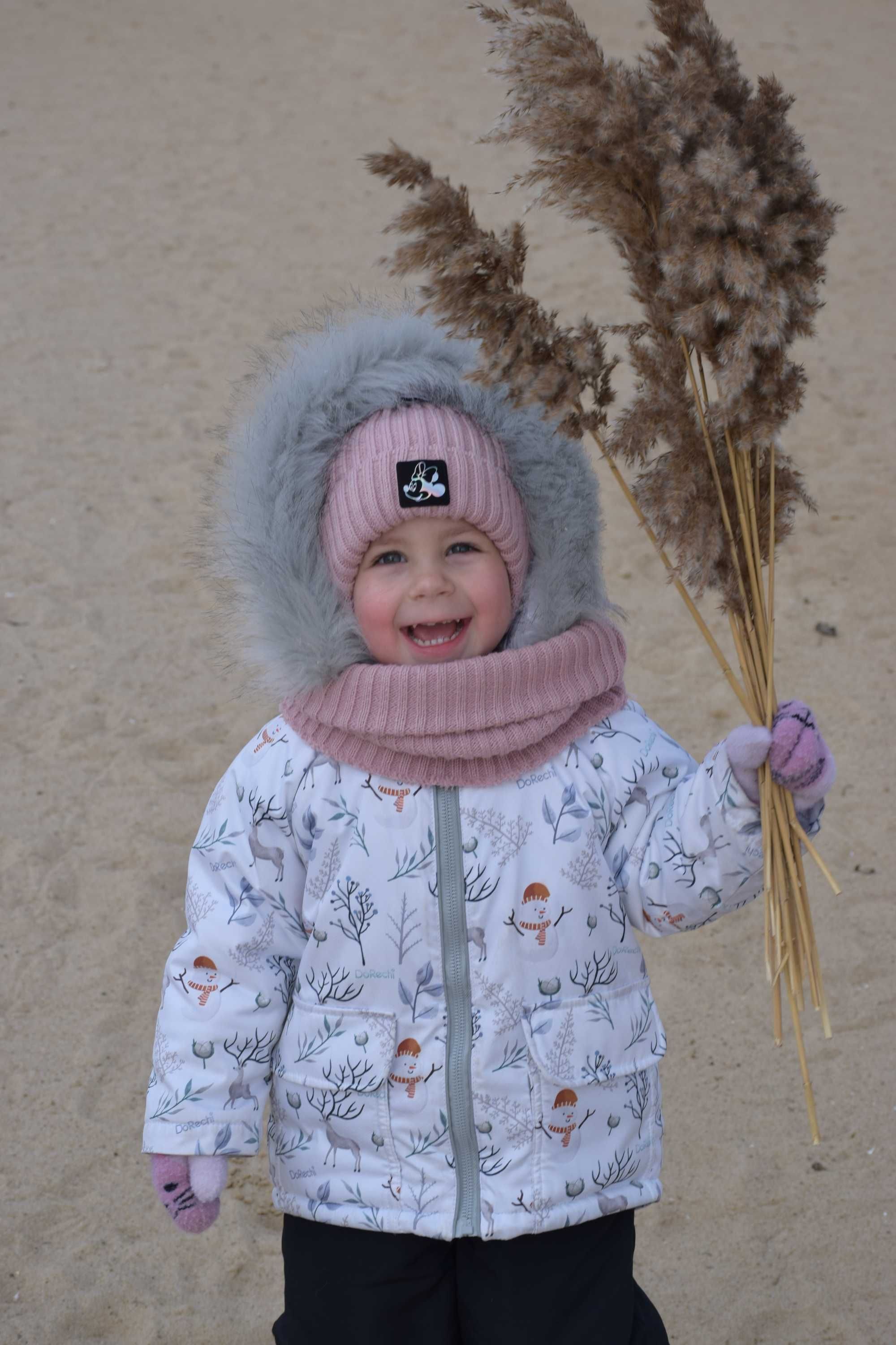 Зимова куртка-парка дитяча з опушкою DoRechi