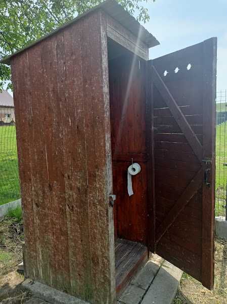 Toaleta drewniana na działkę ,budowę