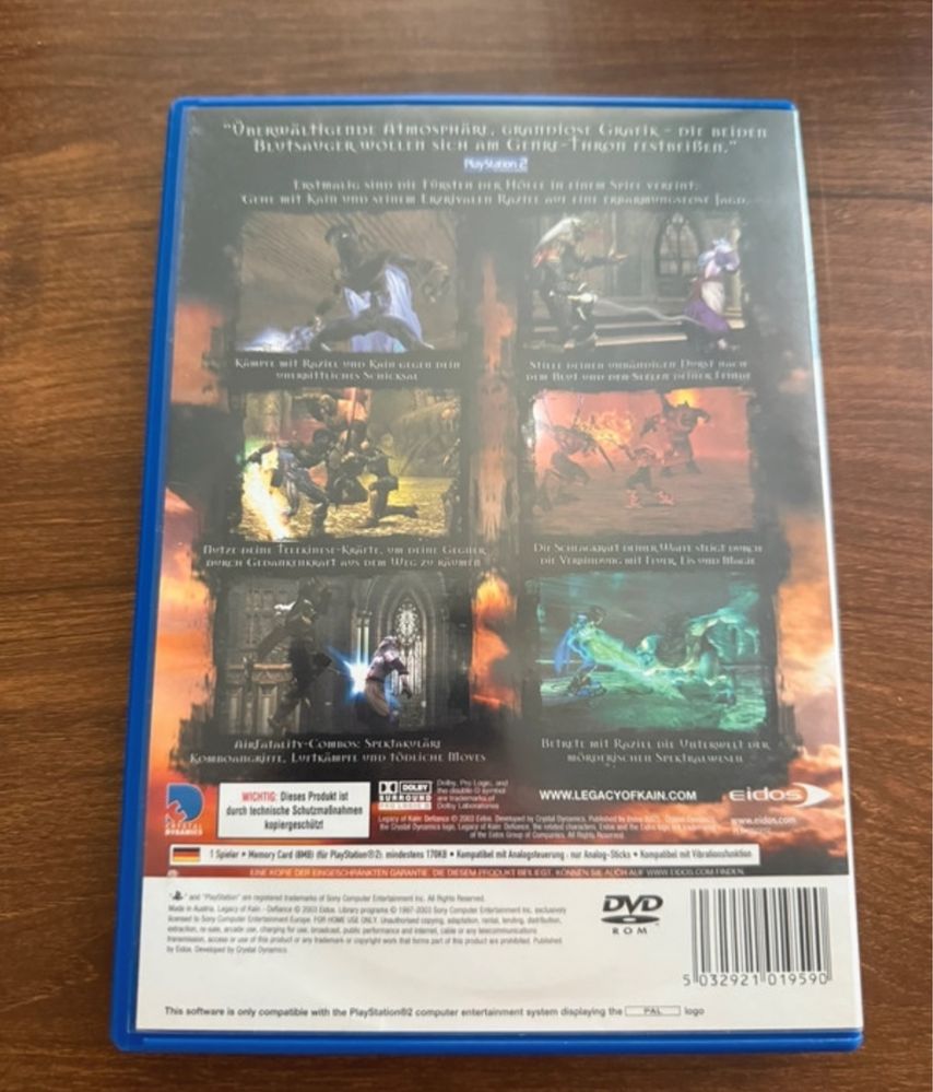Legacy of kain defiance PlayStation 2
