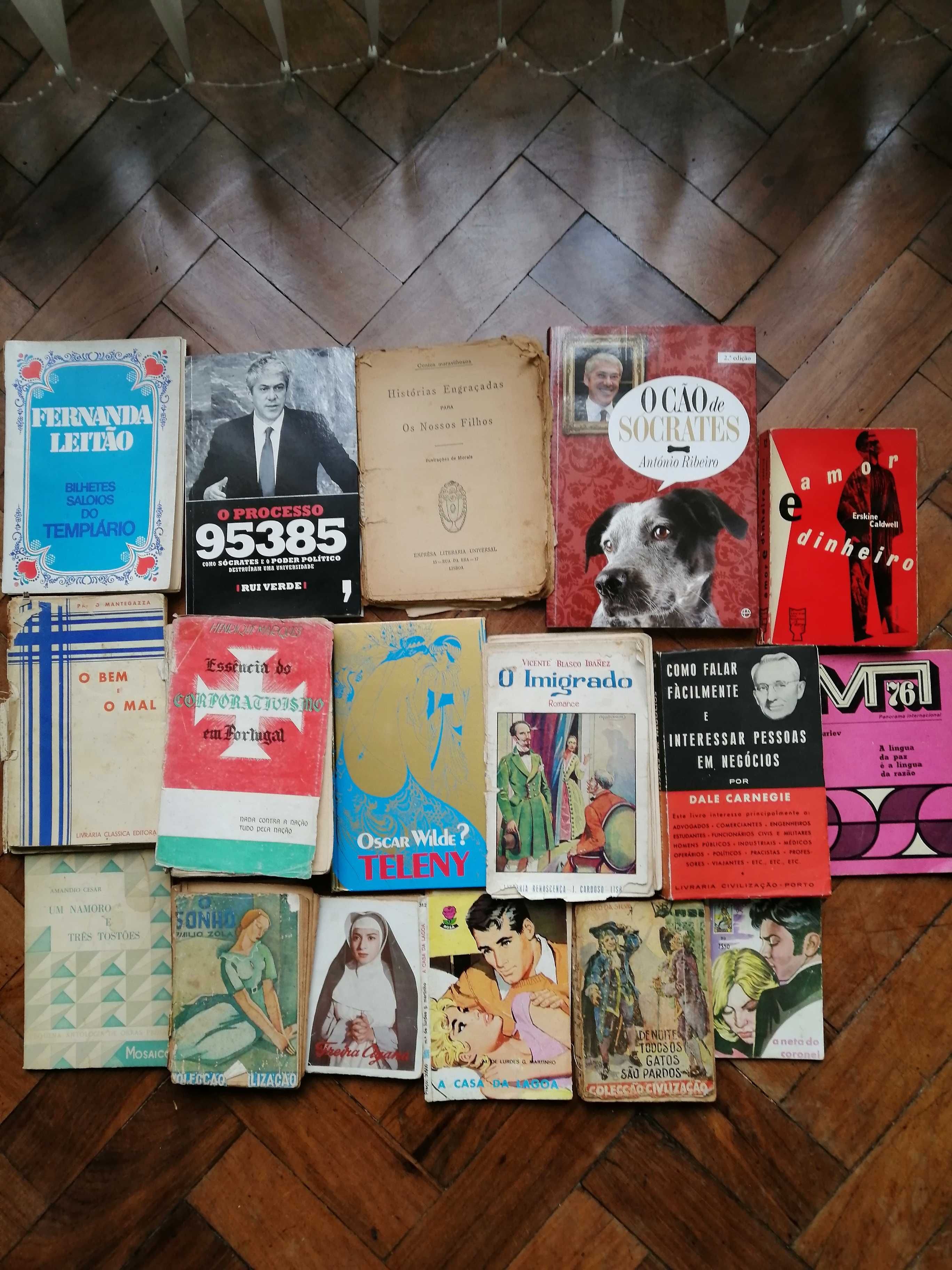 Conjunto de Livros antigos baratos